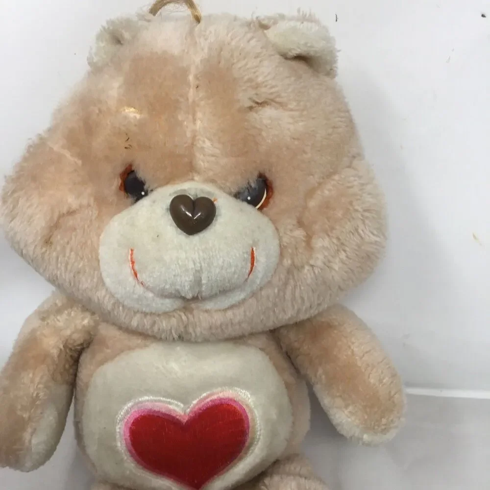 Vintage 1980s Kenner Care Bears 13” Tenderheart Bear & Gentle Heart Lamb Plush